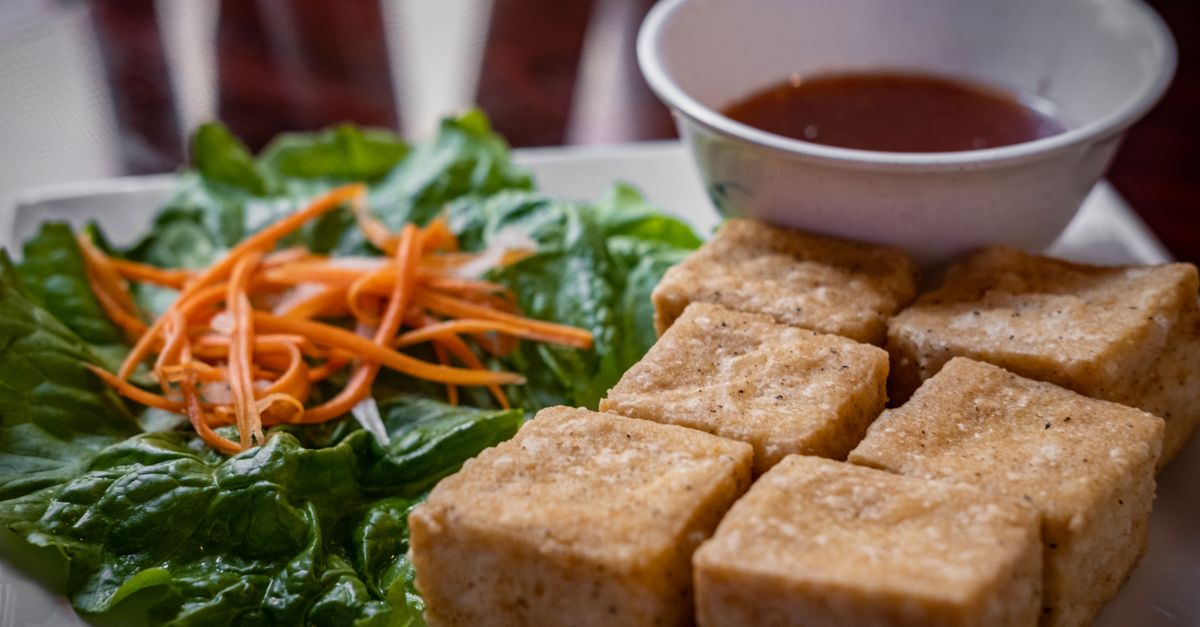 Air Fryer Crispy Tofu Nuggets