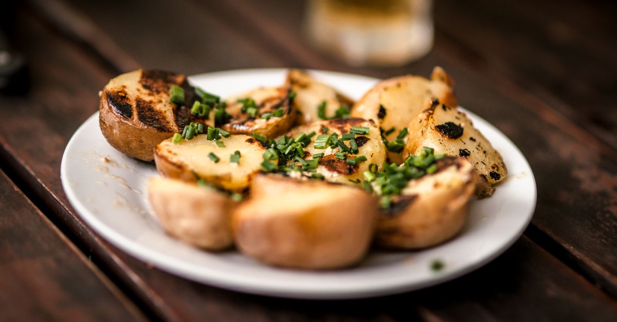 Air Fryer Hasselback Potatoes