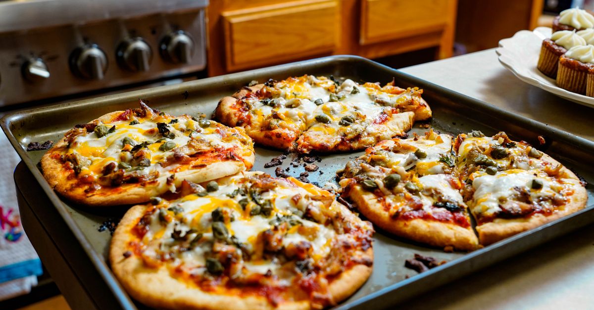 Air Fryer Mini Pizza Bagels
