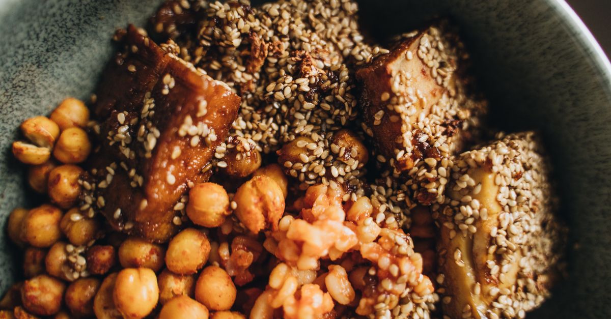 Sticky Sesame Tofu