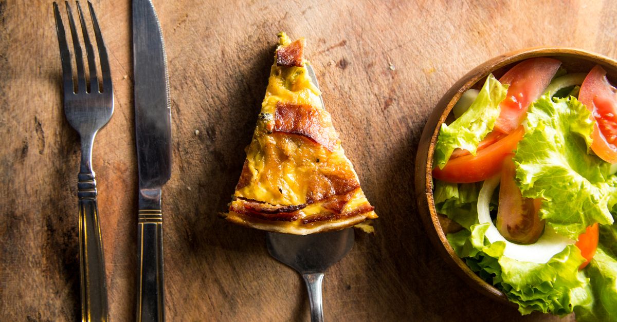 Cheese and Onion Quiche