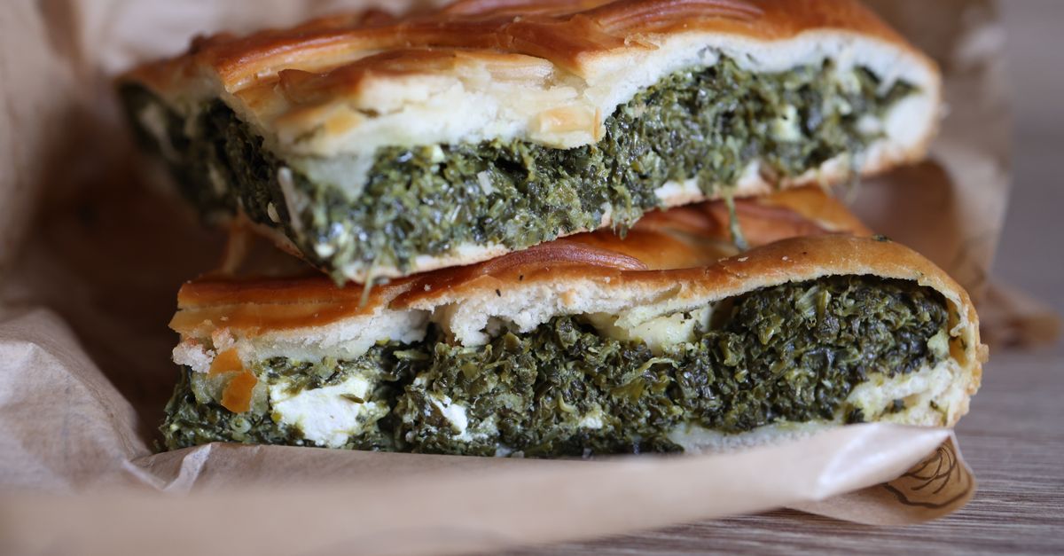 Spinach and Feta Filo Pie