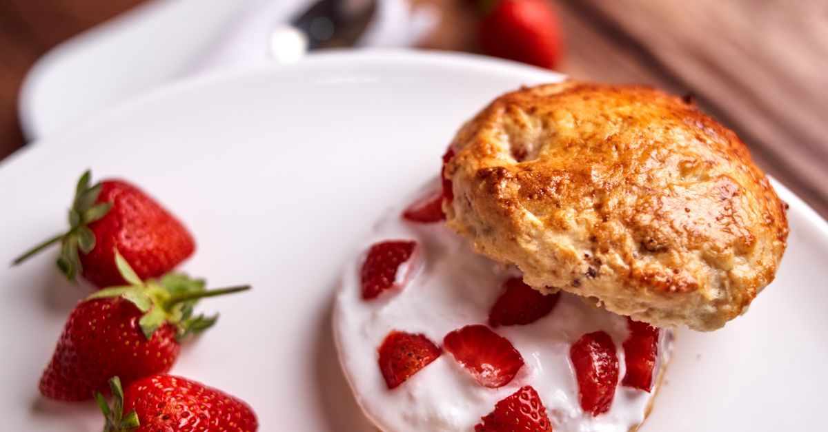 Strawberries and Cream Scones