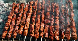 Air Fryer Beef Kebabs