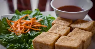Air Fryer Crispy Tofu Nuggets