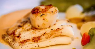 Air Fryer Garlic Miso Scallops