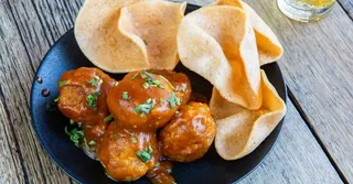 Air Fryer Korean Beef Meatballs