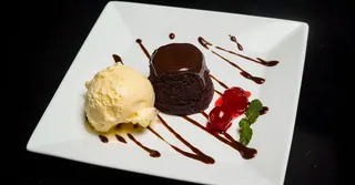 Air Fryer Molten Chocolate Cakes