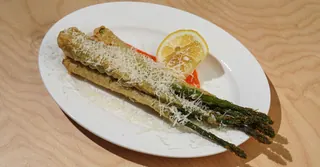 Air Fryer Parmesan Asparagus