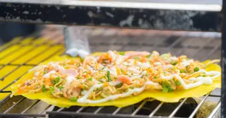 Air Fryer Rice Paper Pizza