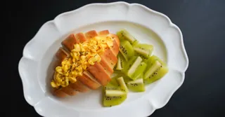 Air Fryer Toast Egg Boats