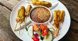 Lemongrass Chicken Satay Skewers