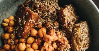 Sticky Sesame Tofu