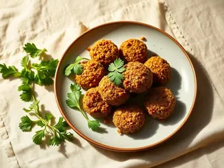 Crispy Baked Falafel