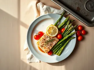 Lemon Herb Salmon Traybake