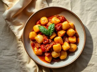 One Pan Tomato Basil Gnocchi