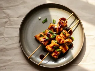 Yakitori Style Chicken Skewers
