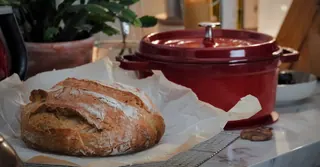 No-Knead Crusty Bread